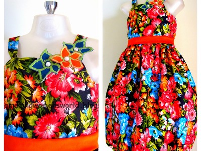 BALLOON FROCK - EASY MAKING- STEP BY STEP
