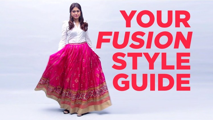 D.I.Y. Styling | How To Pair a White Shirt with a Lehenga | StyleIndi