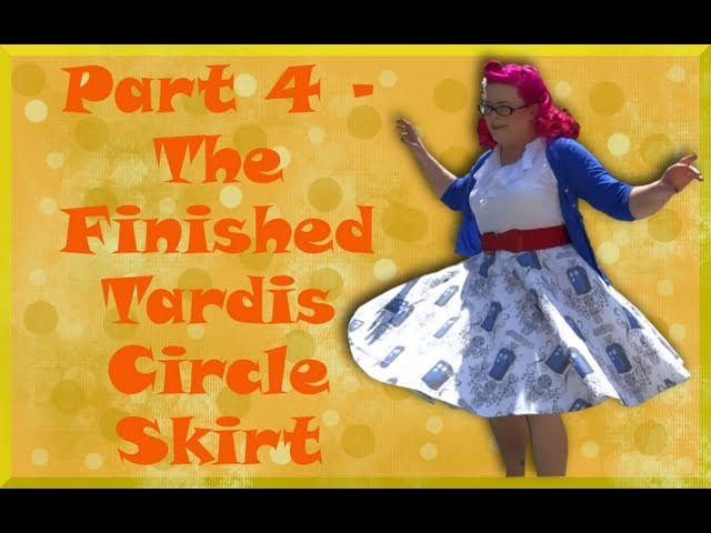 DIY Full Circle Skirt (Part 4) - So Sew Vintage