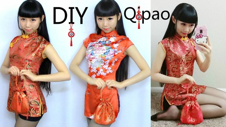 DIY Qi Pao.Cheongsam+Pattern Making | DIY Traditional Chinese New Year Dress