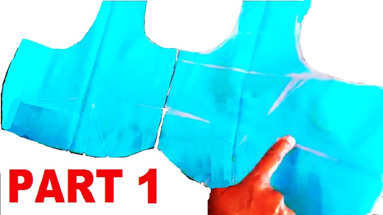 Easy method of saree blouse cutting   part 1 of 2