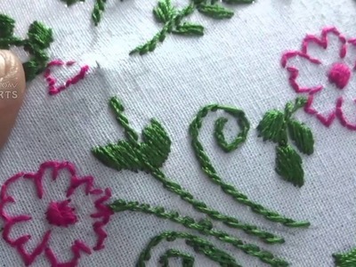 Hand Embroidery  Easy Stitch by AmmaArts