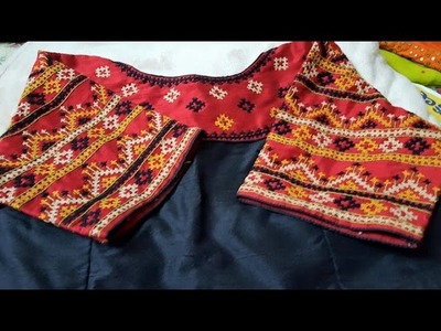 Hand embroidery kutch work blouses