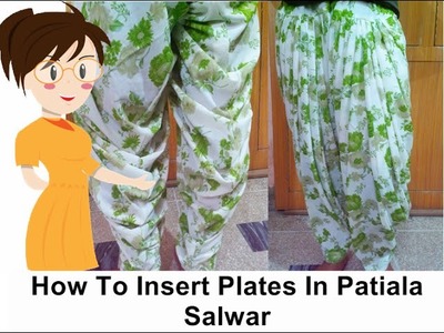 How To Insert Pleats In Patiala Salwar | DIY - Tailoring With Usha