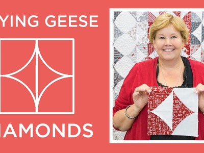 Make a Flying Geese Diamonds Quilt