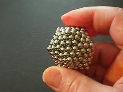 Making a Dodecahedron Turn Into An Icosahedron with Buckyballs (Nanodots) - 192 Balls