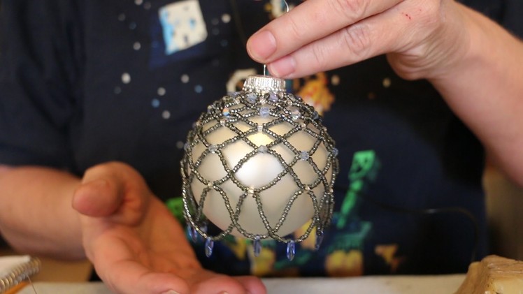 Netted Ornament Beaded Cover