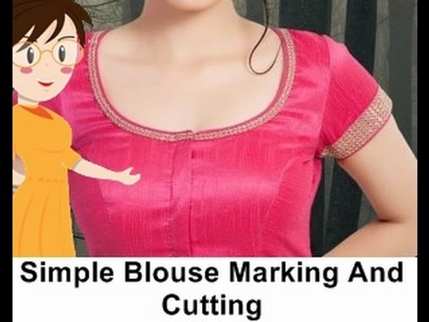 Simple Blouse Marking And Cutting - Tailoring With Usha
