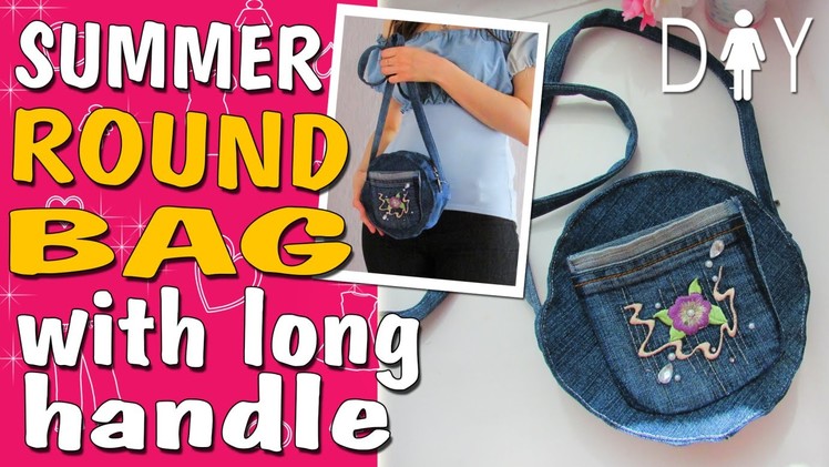 Sport Style JEANS BAG TUTORIAL| Old Jeans Recycle