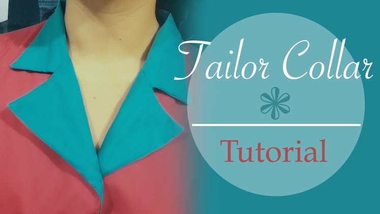 Tailor collar. Notched collar - tutorial, patterns, cutting, stitching- Cloud Factory