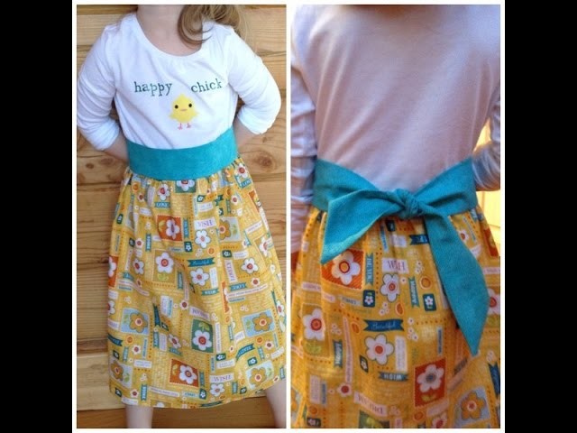 Upcycling a T-Shirt into a Dress - Perfect Beginner Sew Project