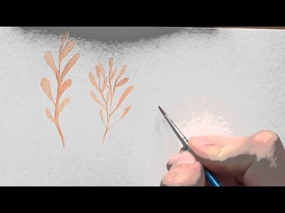 Basic for beginners-Floral watercolor illustration