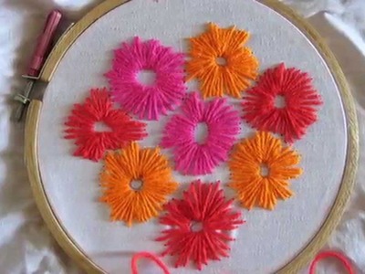 Blooming Flowers Stitch Hand Embroidery