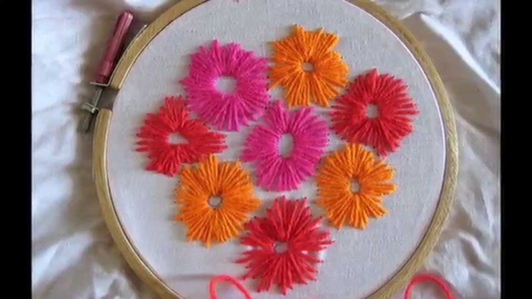 Blooming Flowers Stitch Hand Embroidery