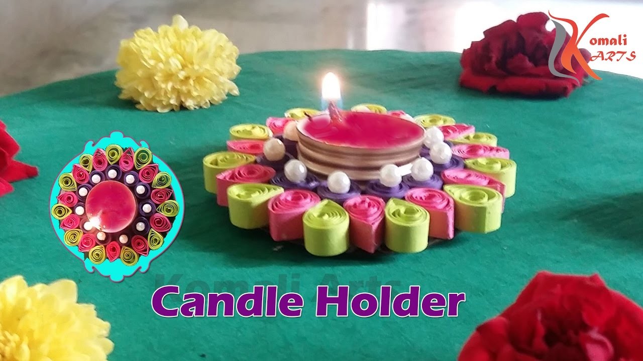 Diwali Decoration Ideas Using Paper QUilling Craft (Simple) # Komali Arts