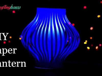 DIY Paper Lanterns Making Craft for Diwali Decoration