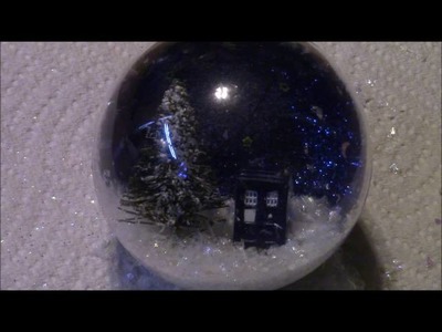DIY Waterless Snow Globe Ornament