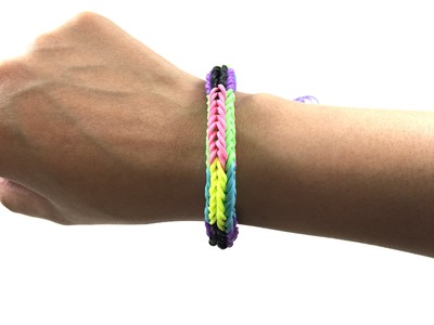 FINGER LOOM BRACELETS-How to make rubber band bracelets