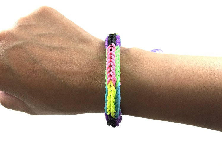 FINGER LOOM BRACELETS-How to make rubber band bracelets