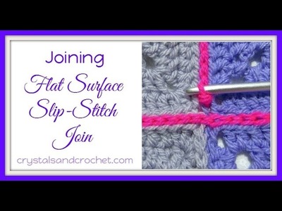 Flat Surface Slip Stitch Join