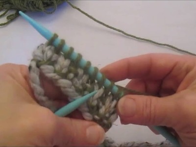 Half Linen Stitch Knitting Tutorial