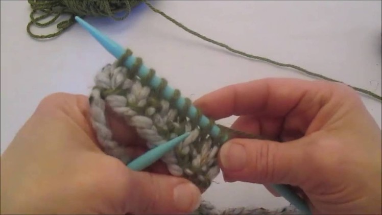 Half Linen Stitch Knitting Tutorial