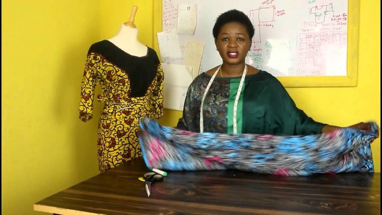 How to Cut the traditional african Buba or blouse