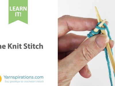 How To Knit: Knit Stitch