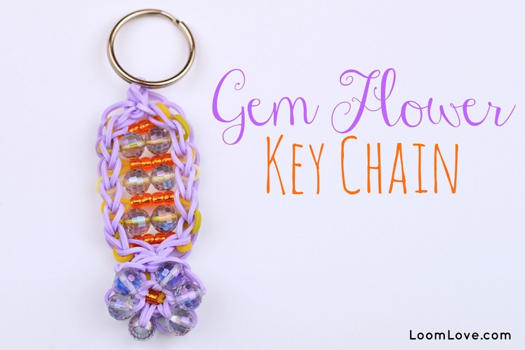 How to Make a Gem Flower Key Chain