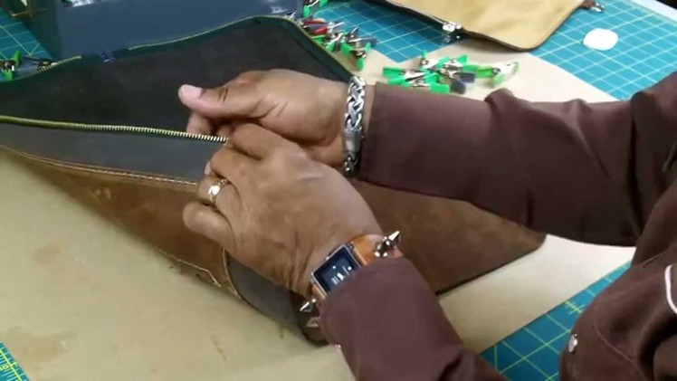 How To Make A Leather Drum Stick Bag
