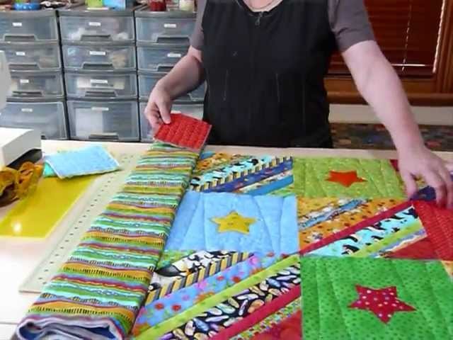 How to prepare Borders for a Quilt as you Go quilt - Quilting Tips & Techniques 073
