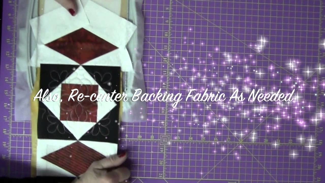 Joining Quilt Blocks with Continuous Backing and Batting Strips