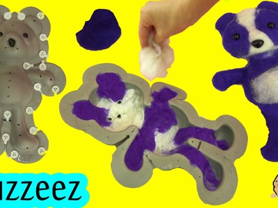 Make Your Own Panda Plush with No Sew Do It Yourself Fuzzeez Craft Kit - DIY Maker Video
