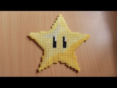 Perler bead tutorial; Mario Star