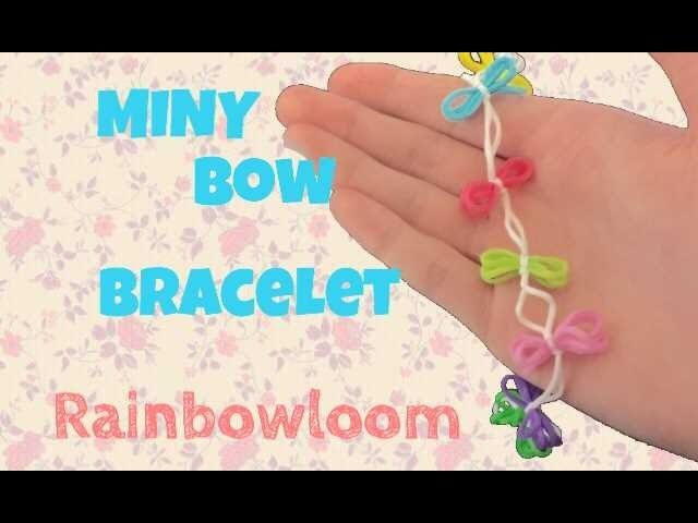 Rainbowloom MINY bow bracelet ❤️