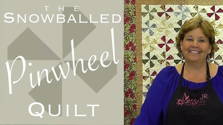 The Snowballed Pinwheel Quilt: Easy Quilting with Charm Packs!