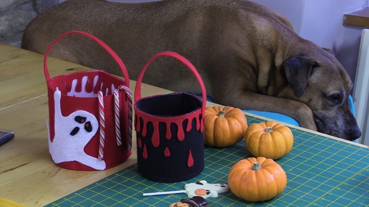 Trick or treats bcukets for you to sew by Debbie Shore