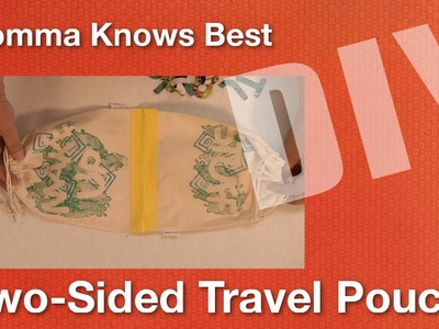 Two-Sided Travel Pouches