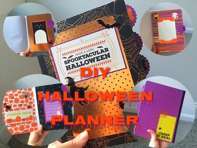 2016 DIY Halloween Planner. Journal Tutorial