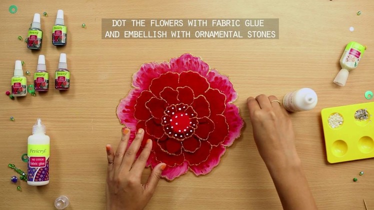 Beautiful Floating Rangoli For Diwali