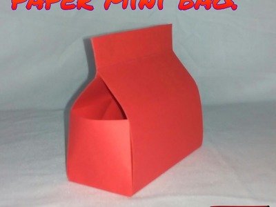 How to make a paper mini bag?