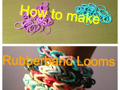 How to make rubber band bracelets WITHOUT LOOM KIT