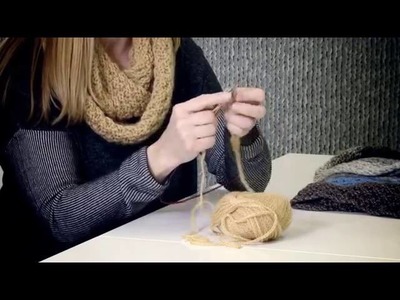 How to purl  The Double Seed Cowl SD