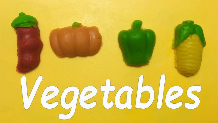 Modeling Clay: Play and Learn Vegetables