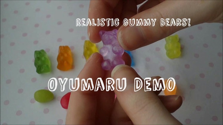 Oyumaru Demo - Gummy Bears, Jelly Beans and Moulds (Sweetorials Entry)
