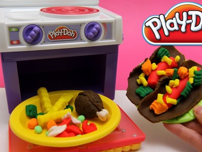 Play-Doh Kitchen Mexican Tacos recipe play dough by Unboxingsurpriseegg