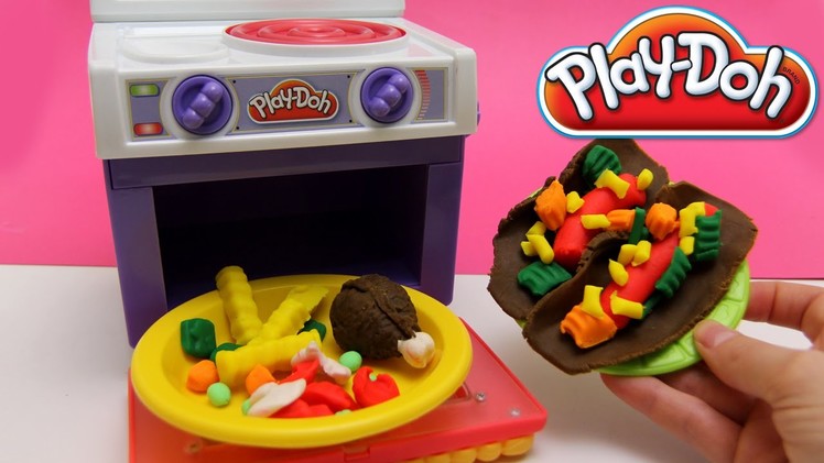 Play-Doh Kitchen Mexican Tacos recipe play dough by Unboxingsurpriseegg