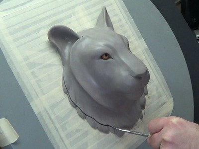 Tiger face, Part 6: Sculpting fur