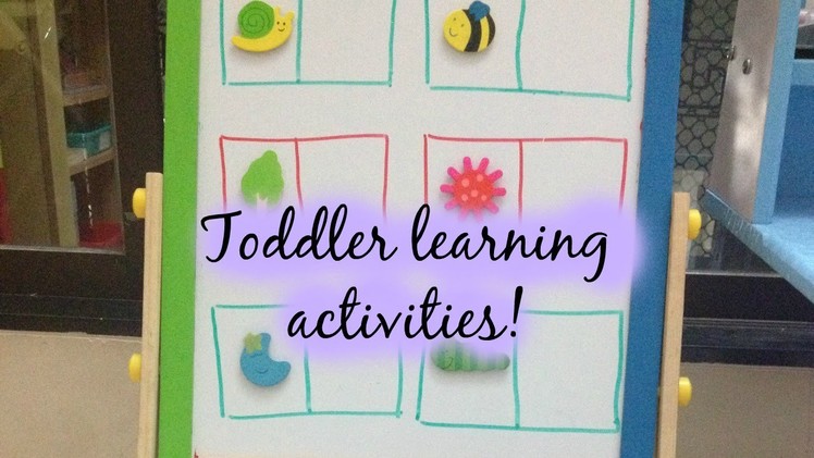 Toddler Learning Activities (with Free printables) - 14.02.2015