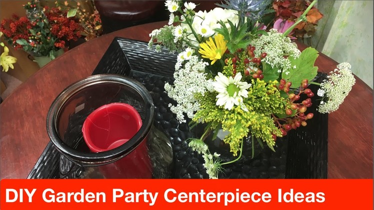 DIY Garden Party Centerpiece Ideas